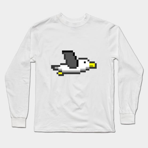 Bird logo 5 Long Sleeve T-Shirt by GlibWings